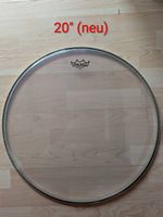 Remo Ambassador Clear Bass 20" Fell - Drumhead (neu)