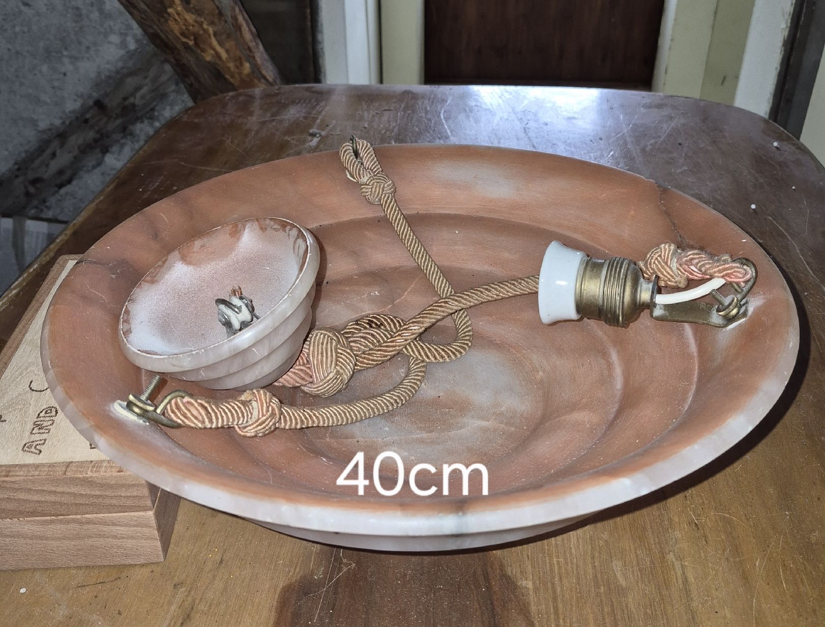Kronleuchter & Deckenlampen: Decken Lampe Stein – Gebraucht aus Mels von Eventuell3