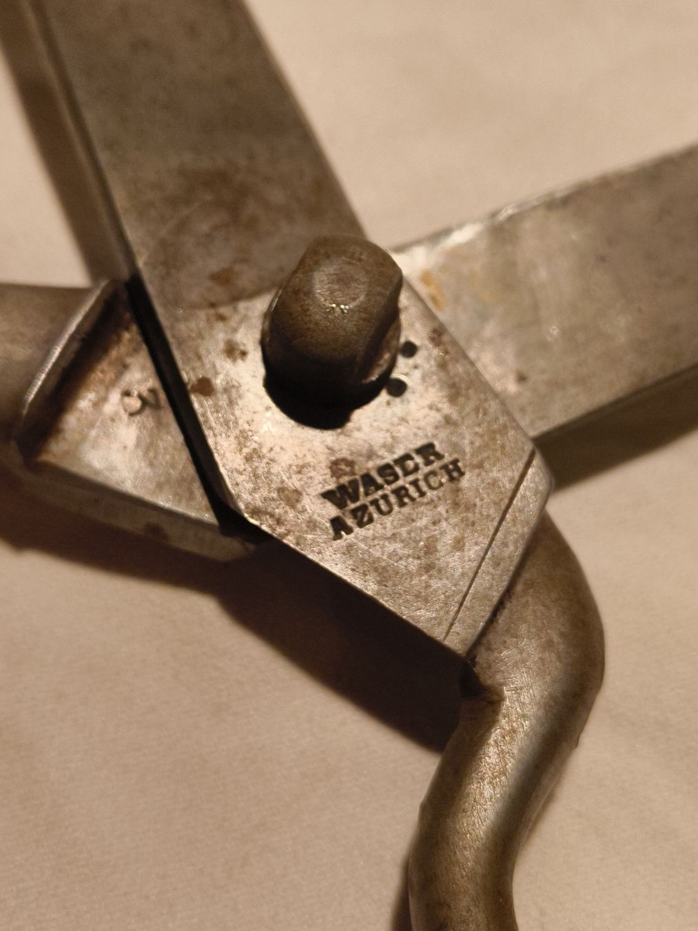 Tutti gli attrezzi: antike Schere Waser a Zurich 3 23cm lang – Usato da stettlen venduto da VintageBern_ch 5