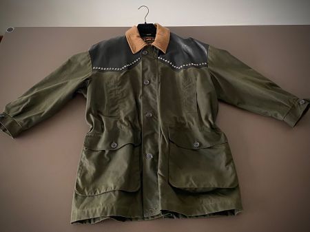 Gucci English Style Parka with Studs and Leather