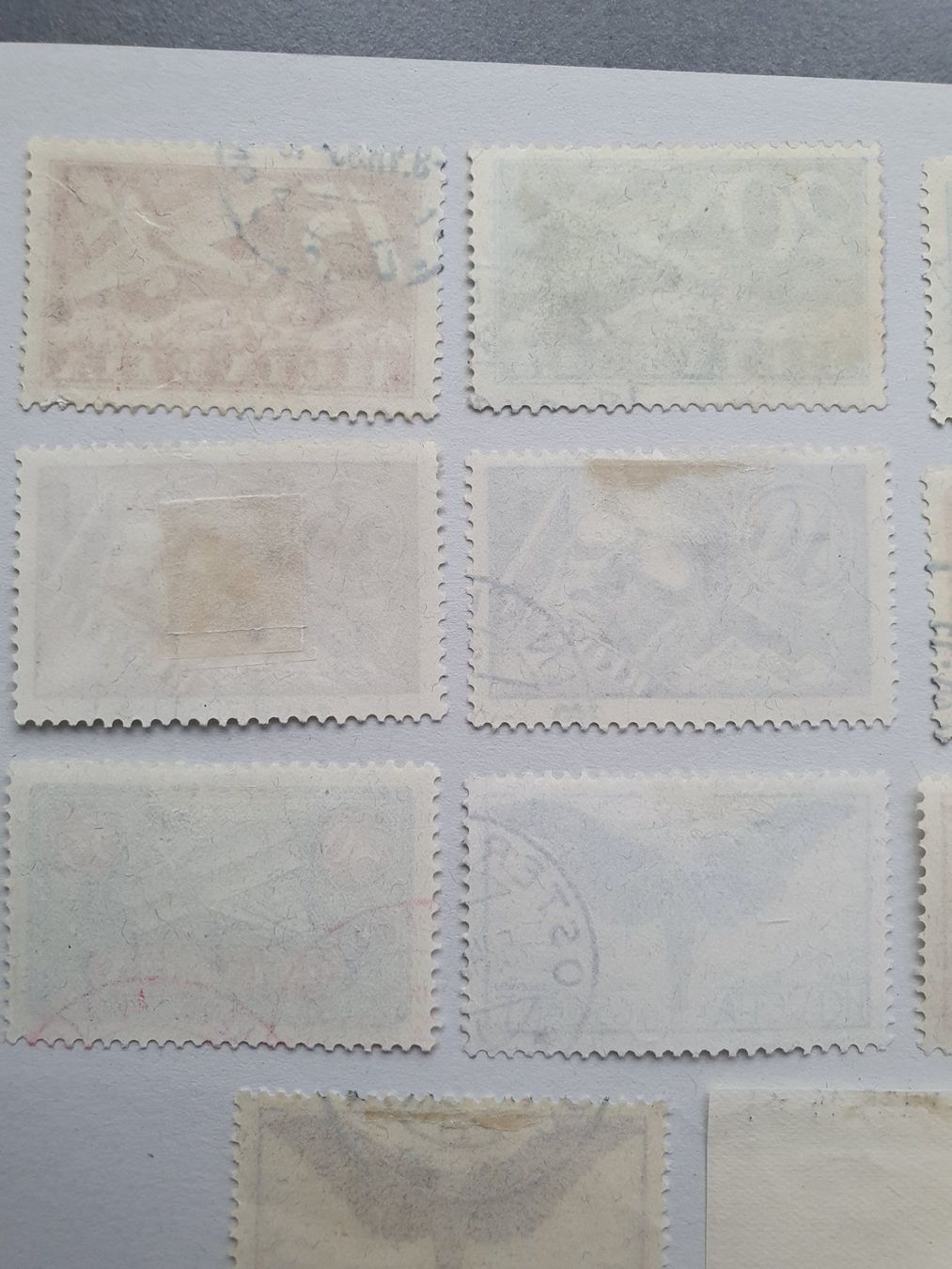 Alle Briefmarken: F3-F13 Flugpost Kat. 710.- – Gebraucht aus Balgach von SIMEON27 7