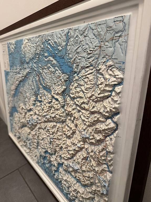 Cartine & Atlanti: 3D Relief Map Svizzera – Usato da Massagno venduto da whi_d5bd 2