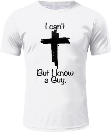 T-Shirt "I CAN'T" Kurzarm Rundhals Funktionsshirt Gr. M NEU!