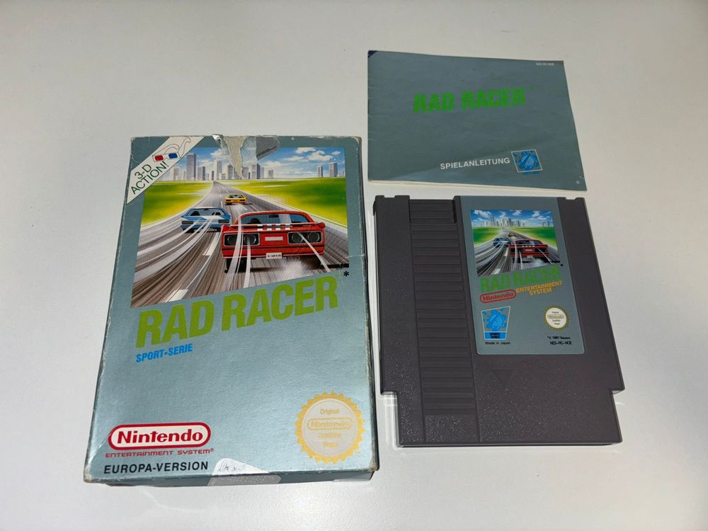 Rad Racer in OVP (Nintendo Nes) (Gebraucht) in Herisau für CHF 25 – mit ...