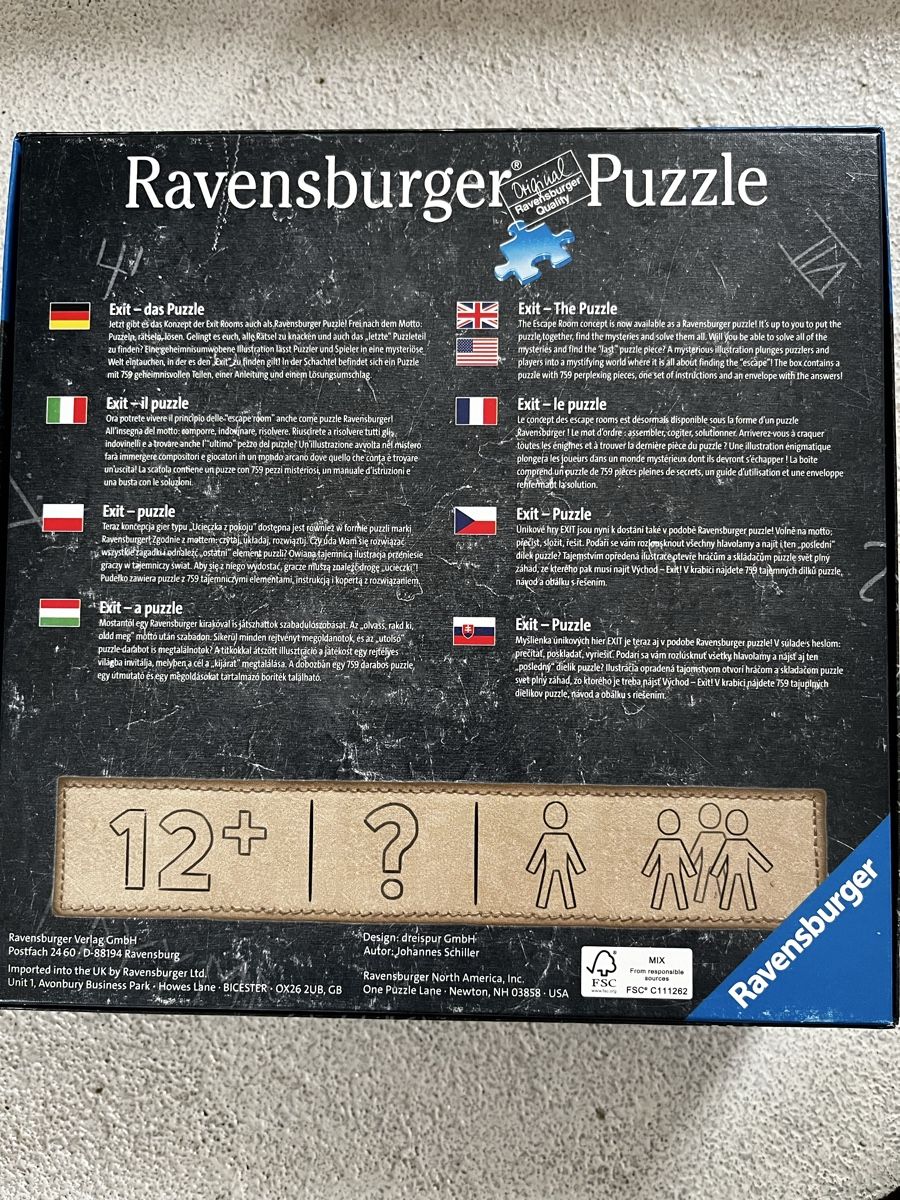 Ravensburger Giochi: Ravensburger Exit Puzzle 759 Teile - Das Observatorium – Nuovo (secondo la descrizione) da Bern venduto da Anja200414 1