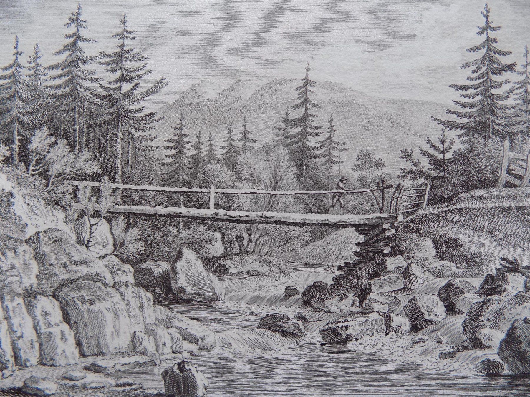 Gravures: Pont de Bellegarde Jaun – D'occasion à Risch par Rischli15 1