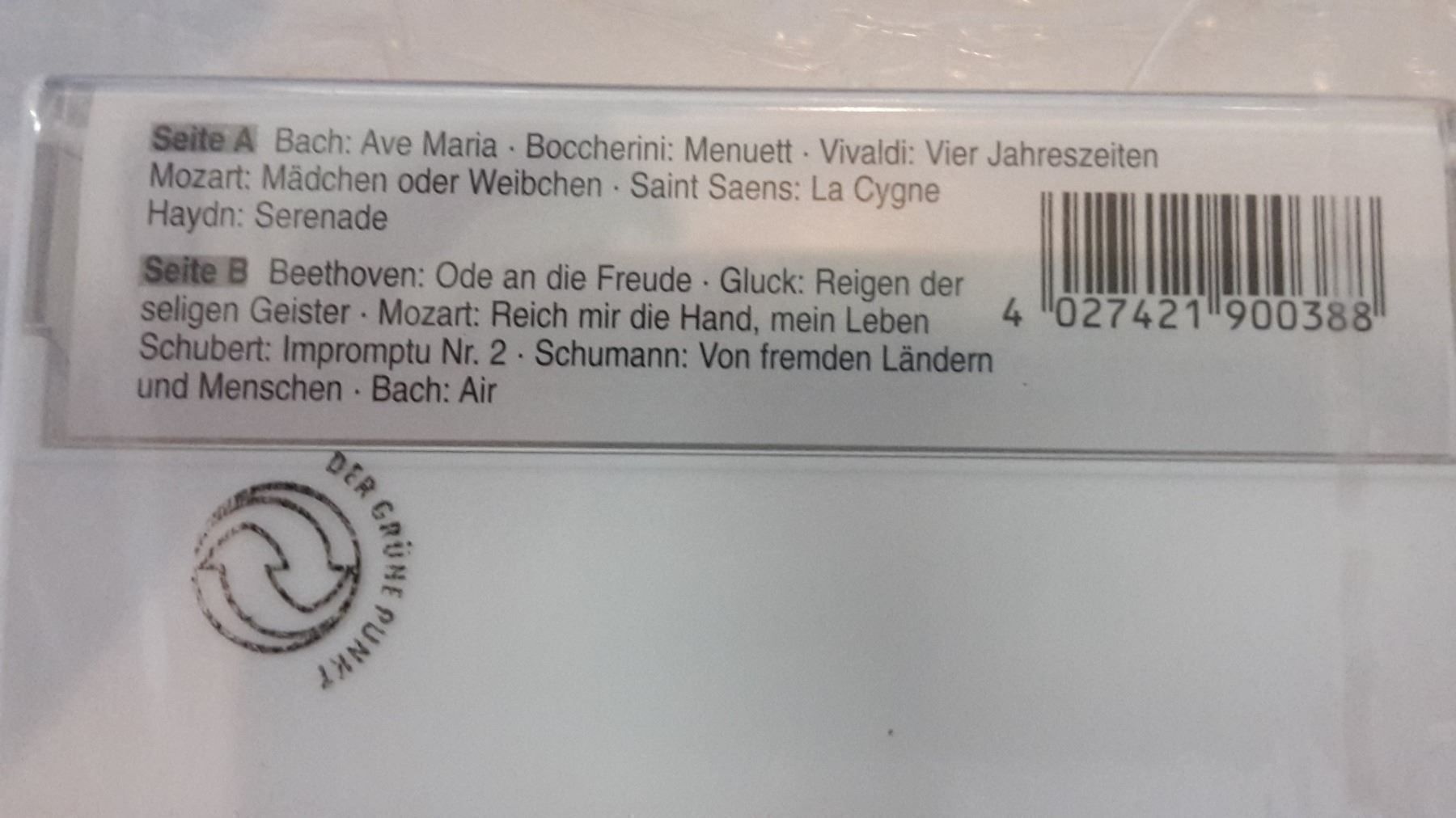 Musicassette: 2 Kassetten Spieluhrenorchester – Nuovo e nell'imballaggio originale da Schwarzenburg venduto da Flamingo07 2