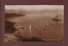 LAUSANNE - Port d'Ouchy - Bateau CGN - 1921