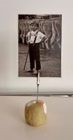 Herbstdeko: Apfel-Fotohalter, Tischdeko, neuwertig!