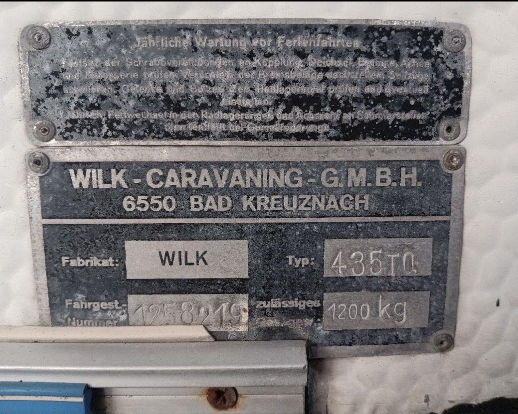Wilk Veicoli da campeggio: Schöner Wilk-Wohnwagen Jg. 1968 – Usato da Münchenbuchsee venduto da MirjamRic 6