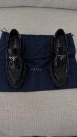 Prada Loafers Black Patent Leather Size 37 New Condition