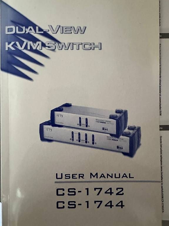 Unità & Adattatore: ATEN Dual-View KVM-Switch 4 Port – Usato da Dättwil AG venduto da mabo61 2