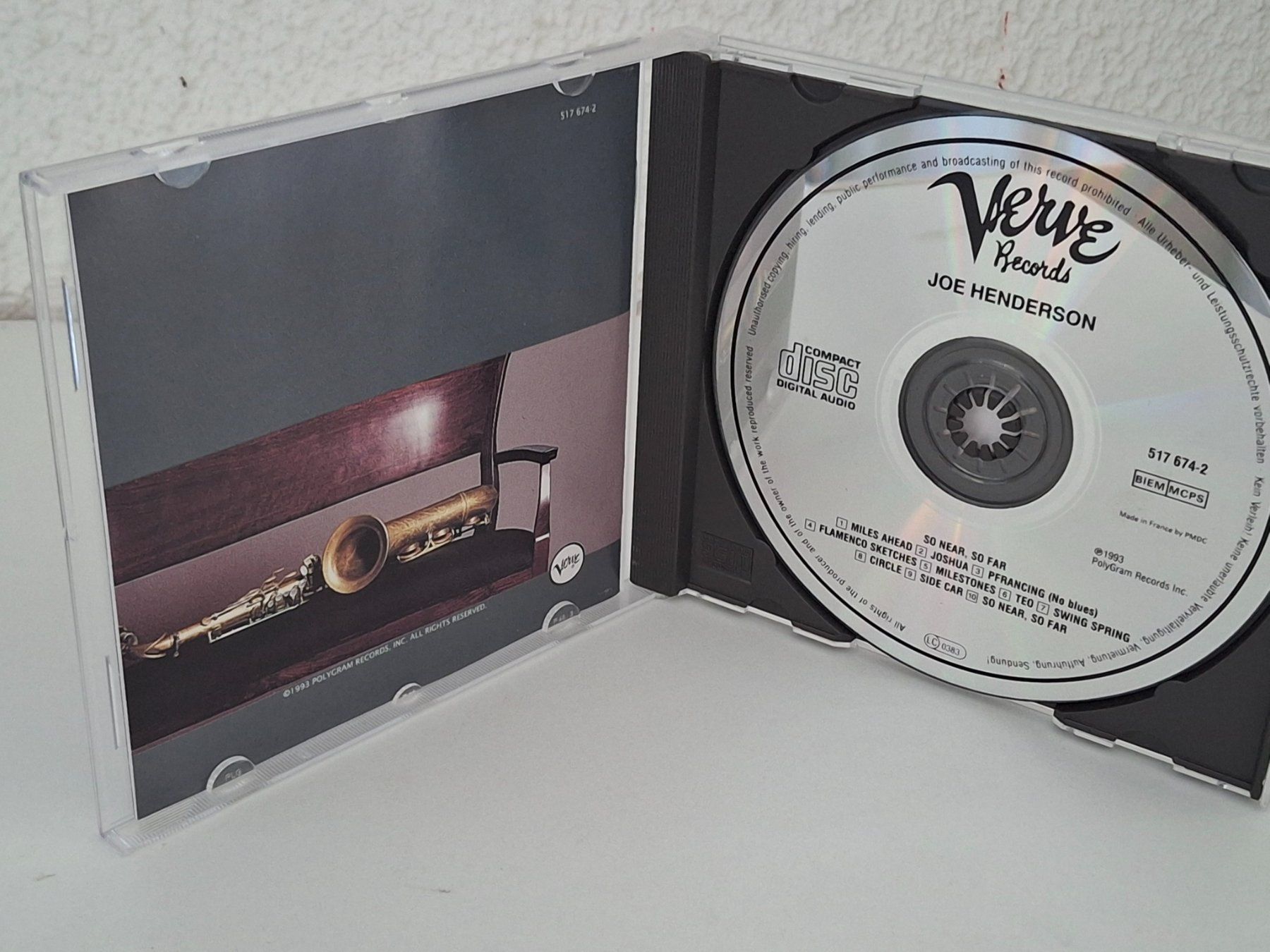 CD: CD Joe Henderson  - So Near, So Far - Jazz – Usato da Aarberg venduto da Jackup1 2