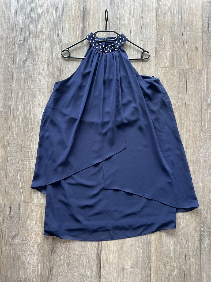 Vestiti: Blaues Neckholderkleid Grösse 42 – Nuovo (secondo la descrizione) da Messen venduto da Nathii_47 1