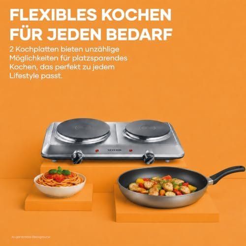 Herde: Doppel Kochplatte Küche Büro oder Camping kleine Herdplatte – Neu und originalverpackt aus Hundwil von tec_mm27 4