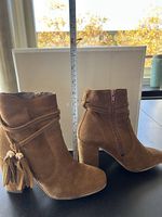 Bottines Varese Daim Marron/Camel, Taille 38