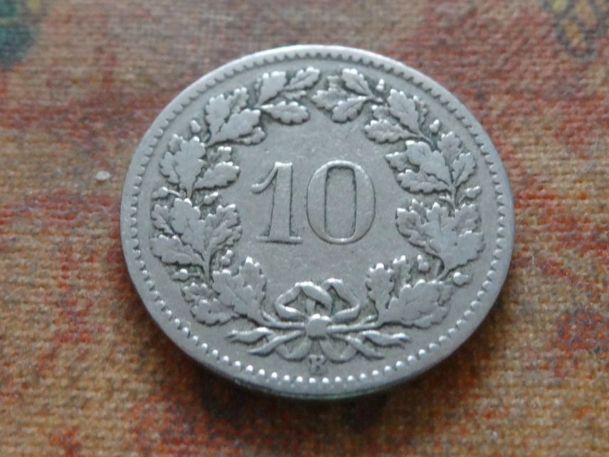 Tutti le monete: 10 Rp. 1902  (B) – Usato da Romanel-sur-Lausanne venduto da Swift13 1