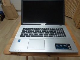 Laptop  ASUS 17,3" N750J, 8GB RAM, 1TB SSD, i7 zu verkaufen