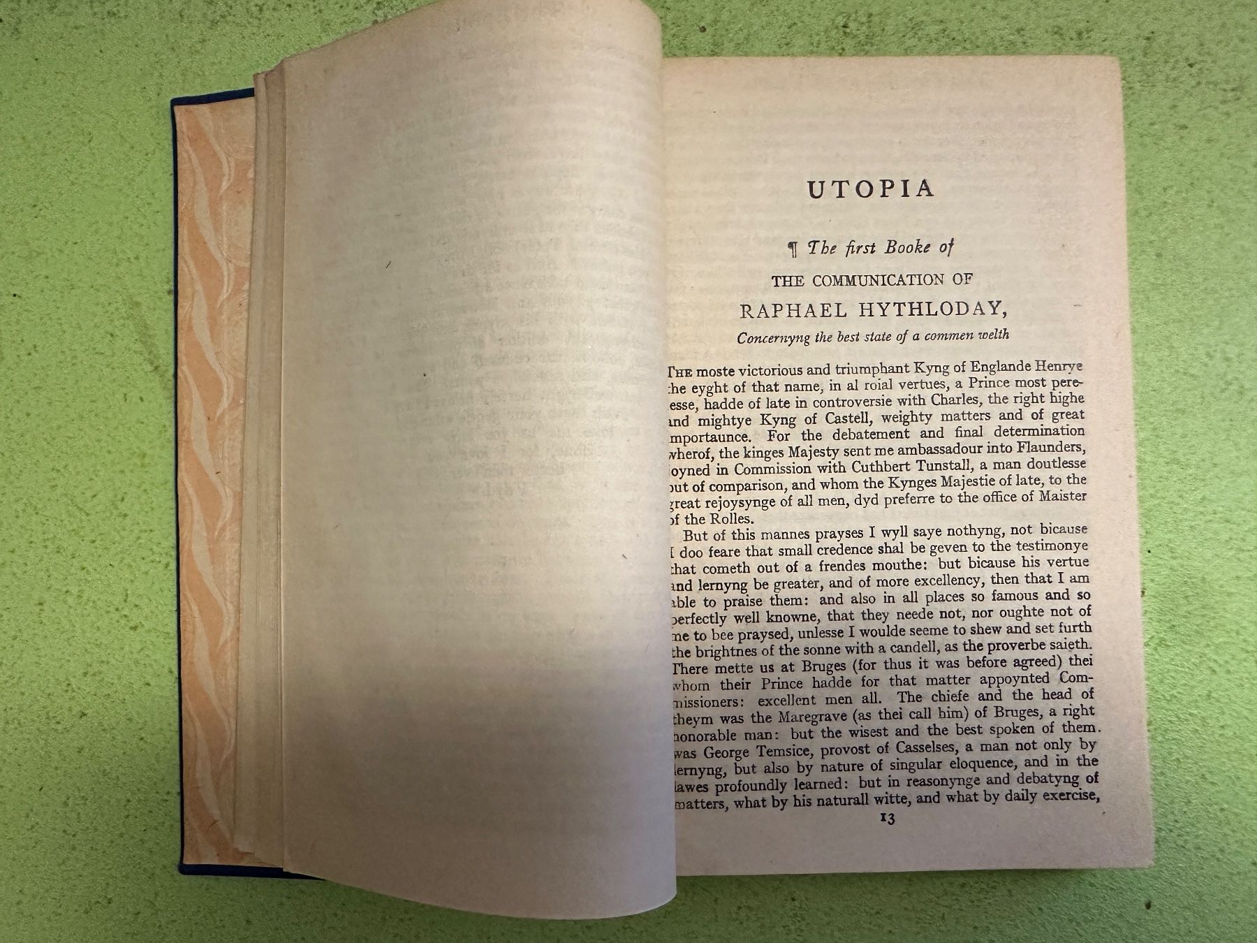 Livres: Sir Thomas More: Utopia. 1941 – D'occasion à Zürich par allp 5