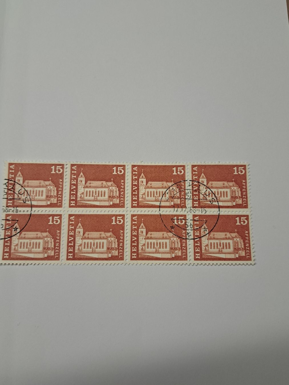 Tutti i francobolli: Briefmarke Baudenkmal Appenzell 1964 8 Block – Nuovo (secondo la descrizione) da Chur venduto da linda-schlitzohr