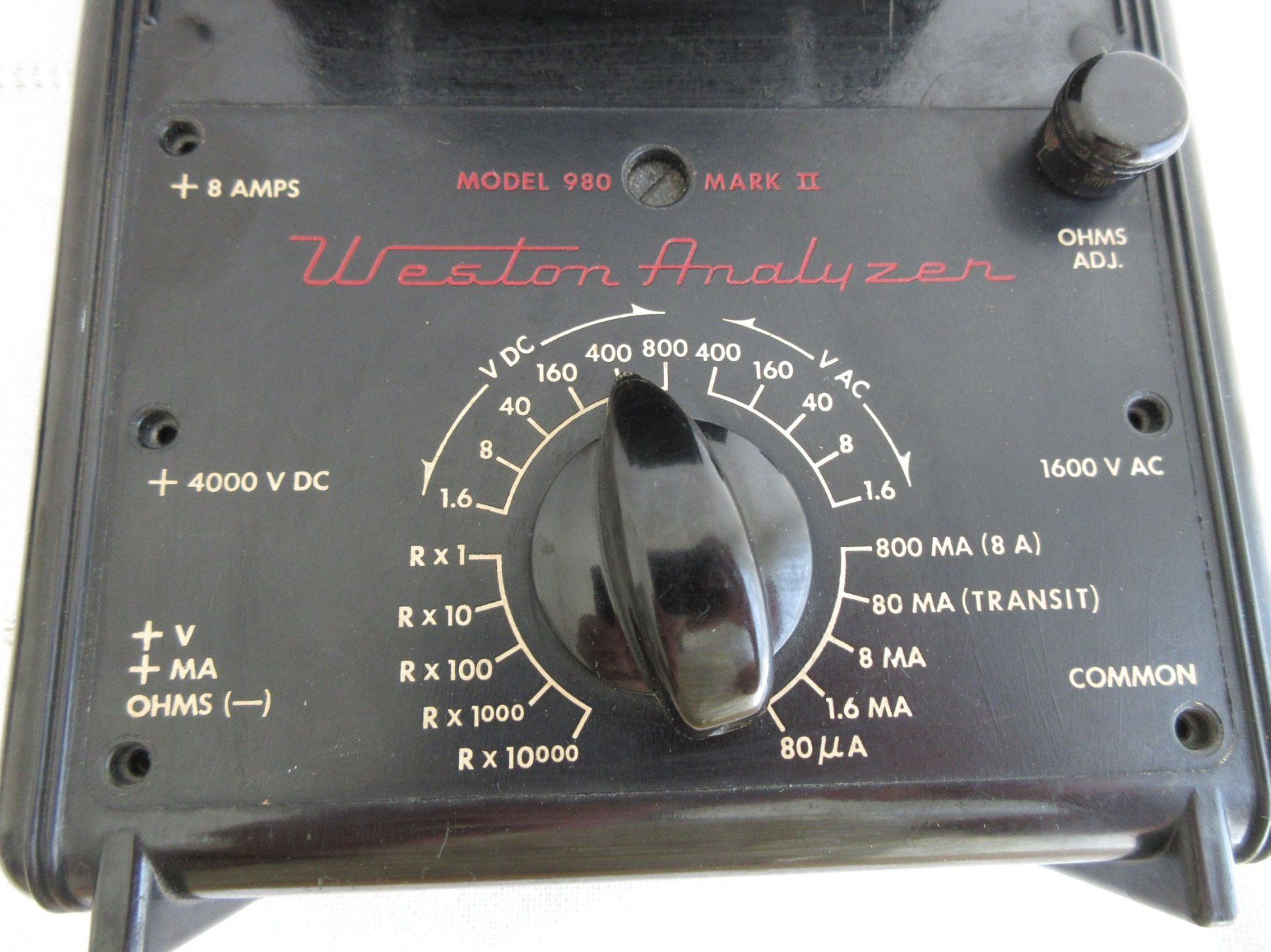 Misurare: Multimeter Weston Modell 980, Mark II – Usato da Binningen venduto da mondoantico 1