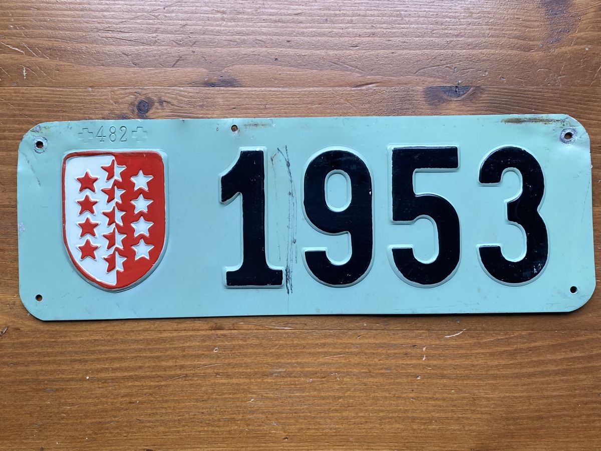 Hürlimann Insegne: Antique plaque VS pour tracteur Oldtimer – Usato da Cossonay-Ville venduto da Jeromek