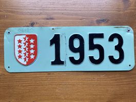 Antique plaque VS pour tracteur Oldtimer