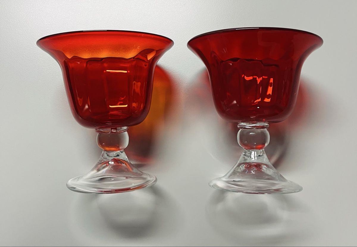 Murano Bicchieri: 2 edle wunderschöne Murano Glaskelchen – Usato da Allschwil venduto da ILLUGO 5