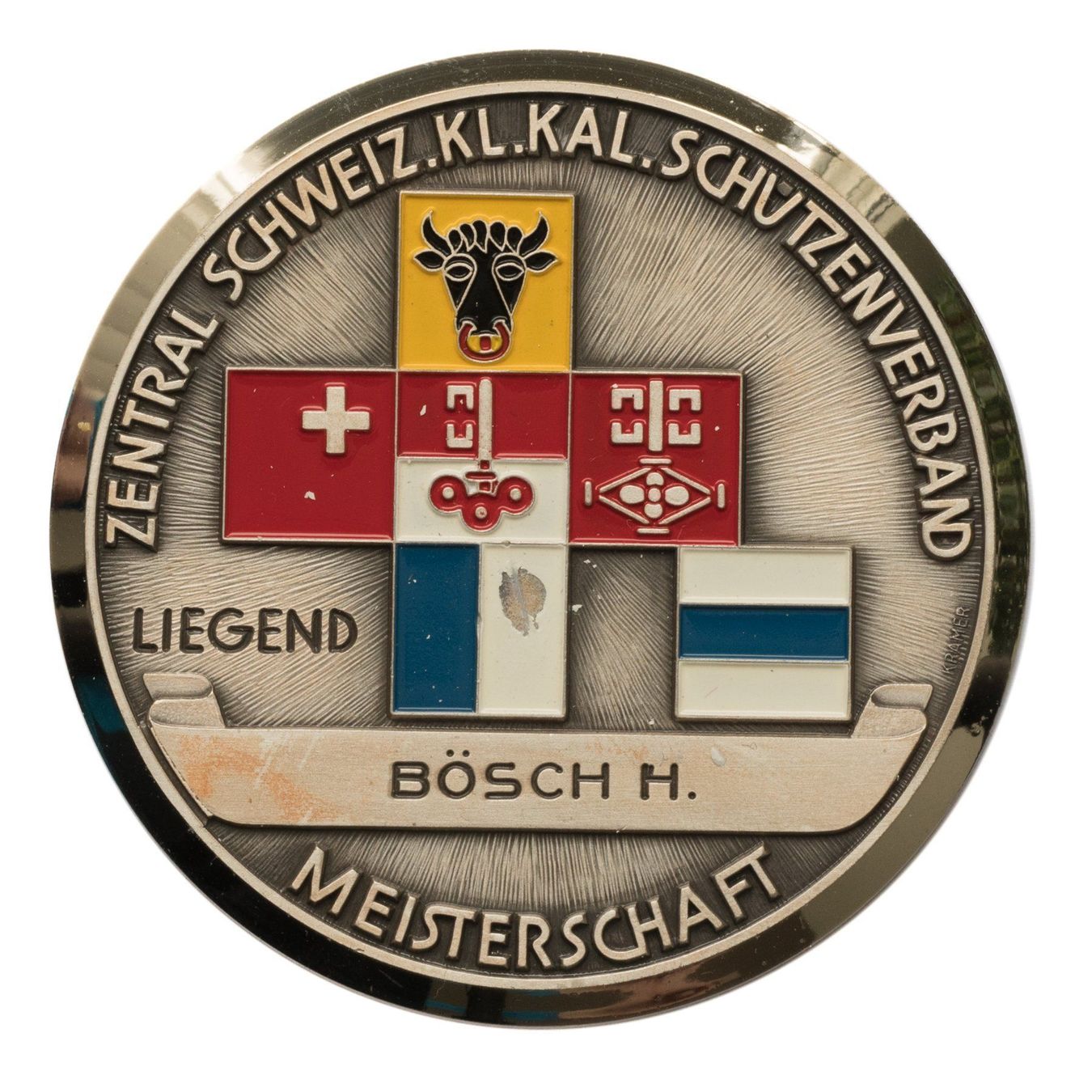 Medaglie: Schützenmedaille Zentralschweizerische – Usato da Rotkreuz venduto da Swiss-Coins
