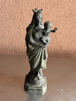 Figur Skulptur Madonna mit Kind Bronze