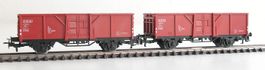 Märklin 2 offene Güterwagen El-u 061 der DB Spur H0