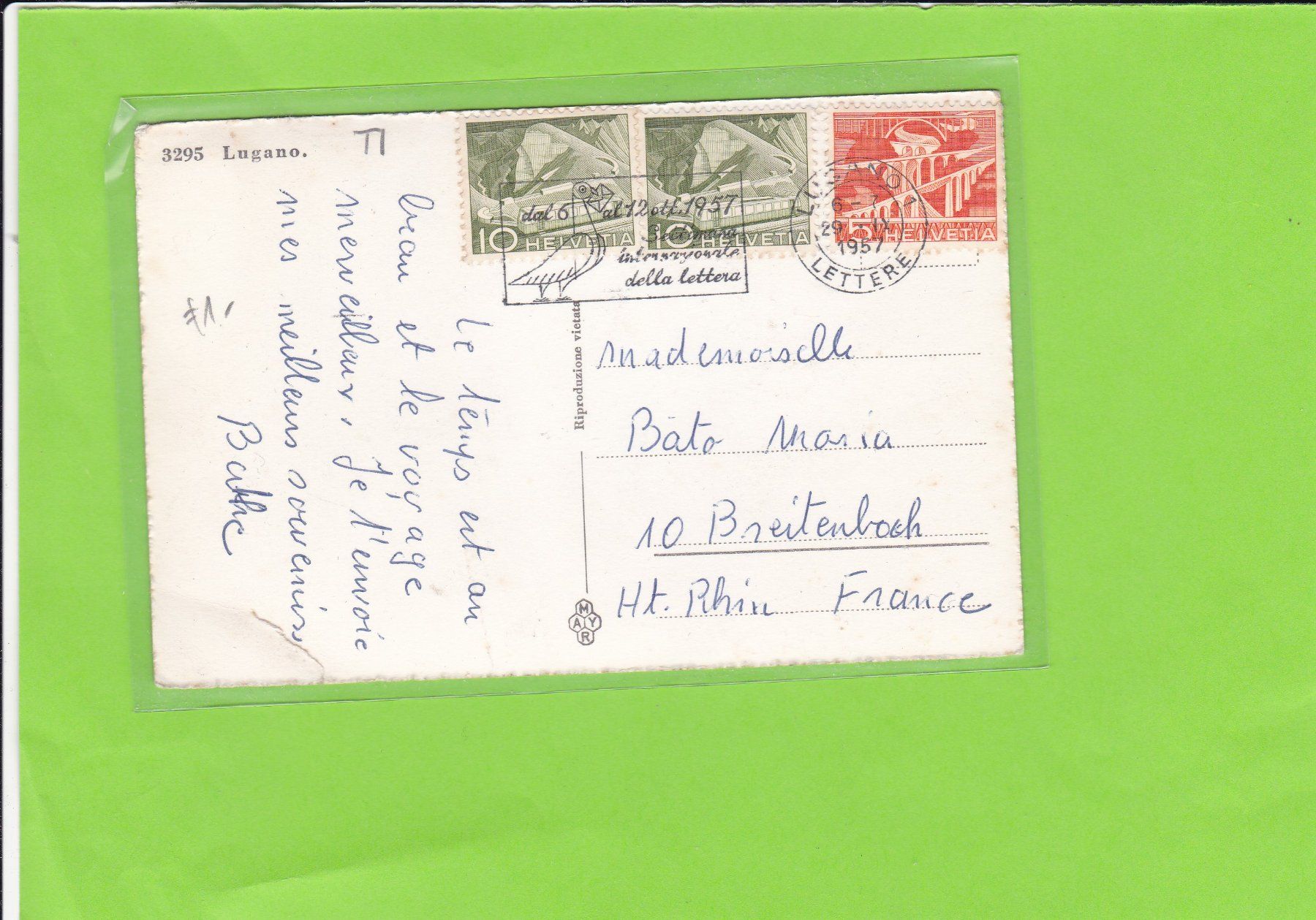 Cartes postales: Lugano – D'occasion à St. Peterzell par neckertal 1
