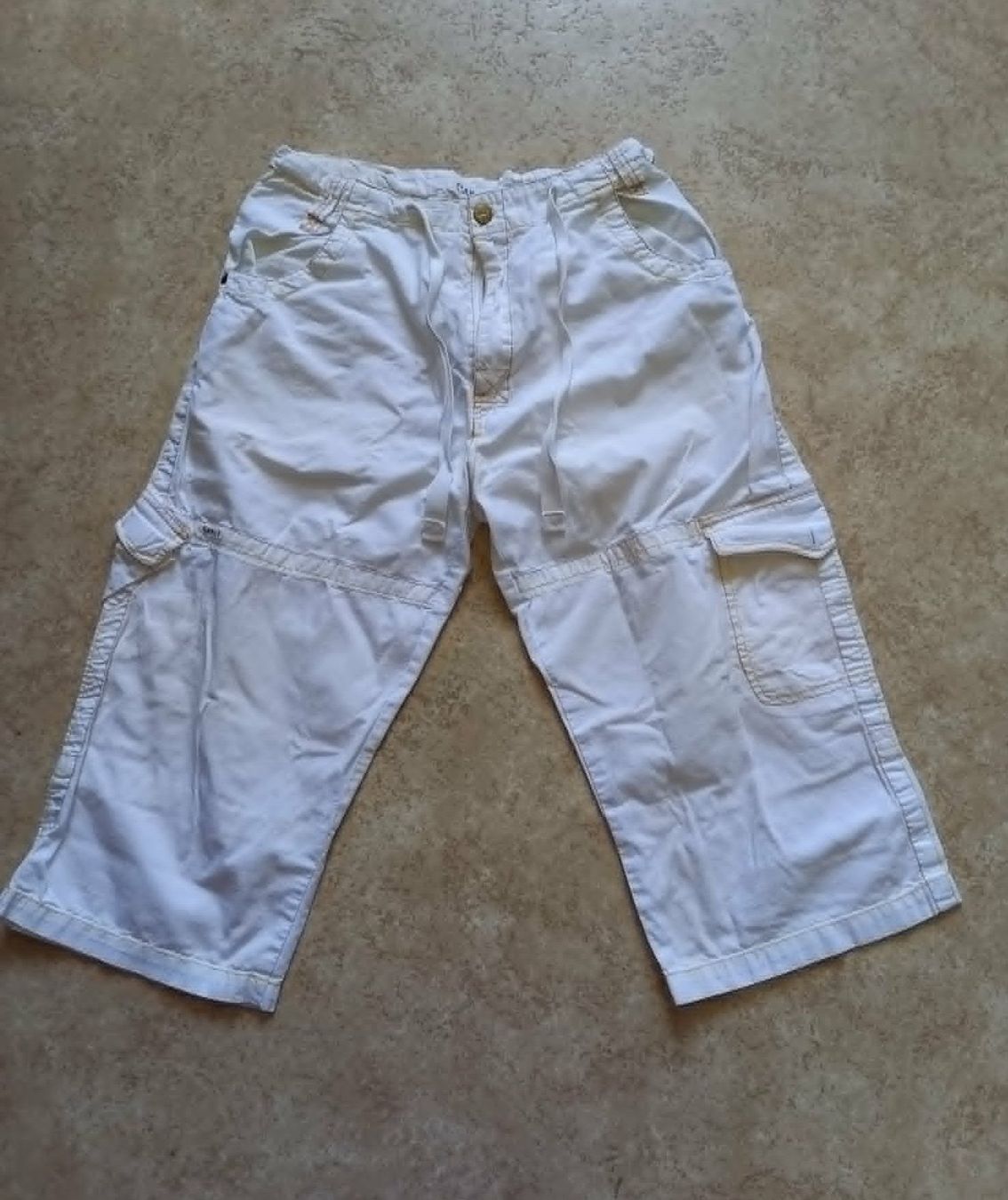 Hosen: Herren Cargohose  Eierschalenfarbe Gr M – Gebraucht aus Möhlin von Simba4871