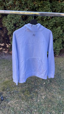 Nike Hoodie / Kapuzenpullover – Hellblau (Gr. M)