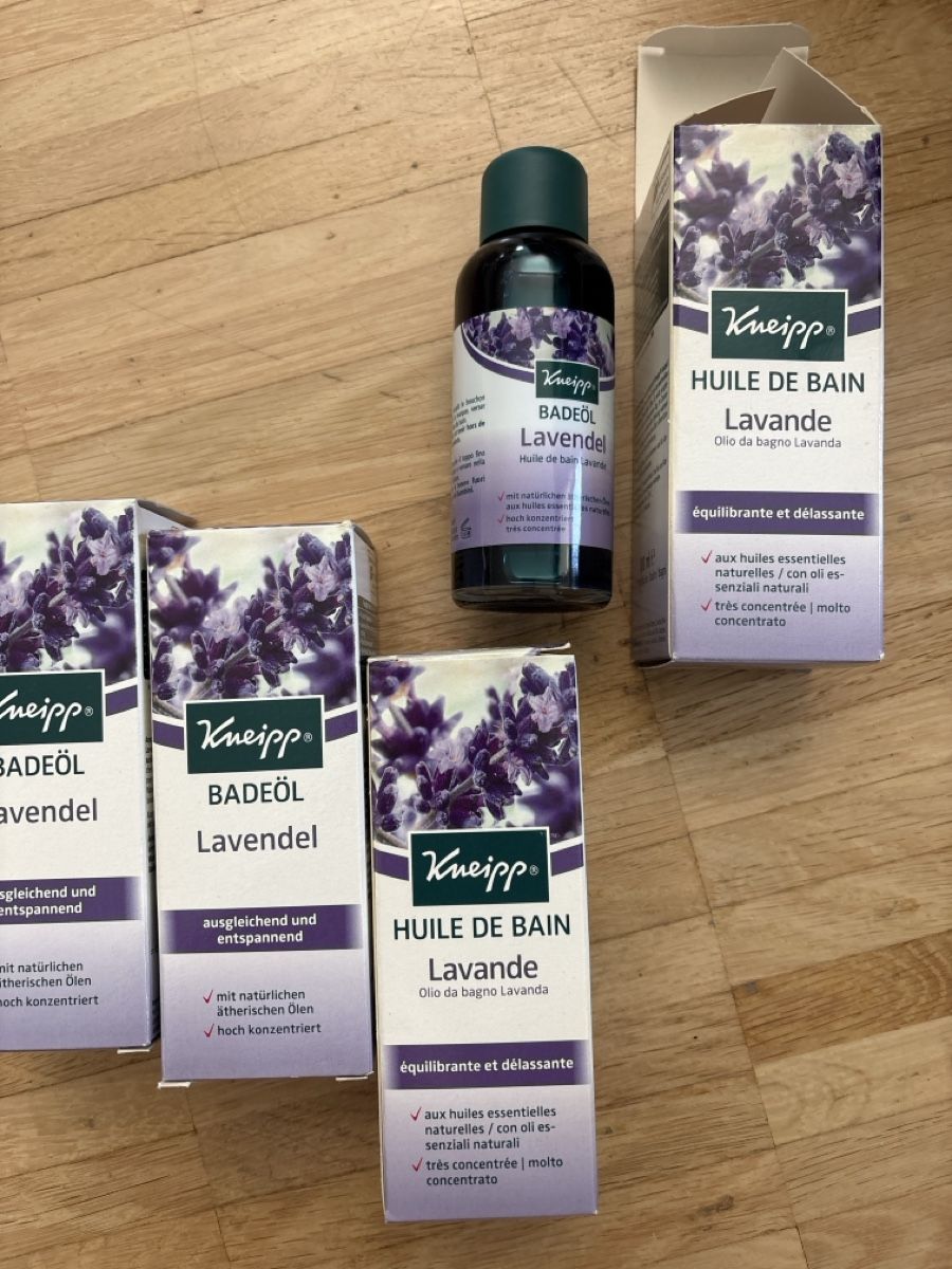 Sonstige Körperpflege: Kneipp Bath Oil Lavender 4x100ml New – Neu und originalverpackt aus Nyon von Iamher 1