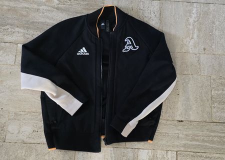 Adidas Jacke schwarz-weiss mit Logo, Grösse S, neuwertig