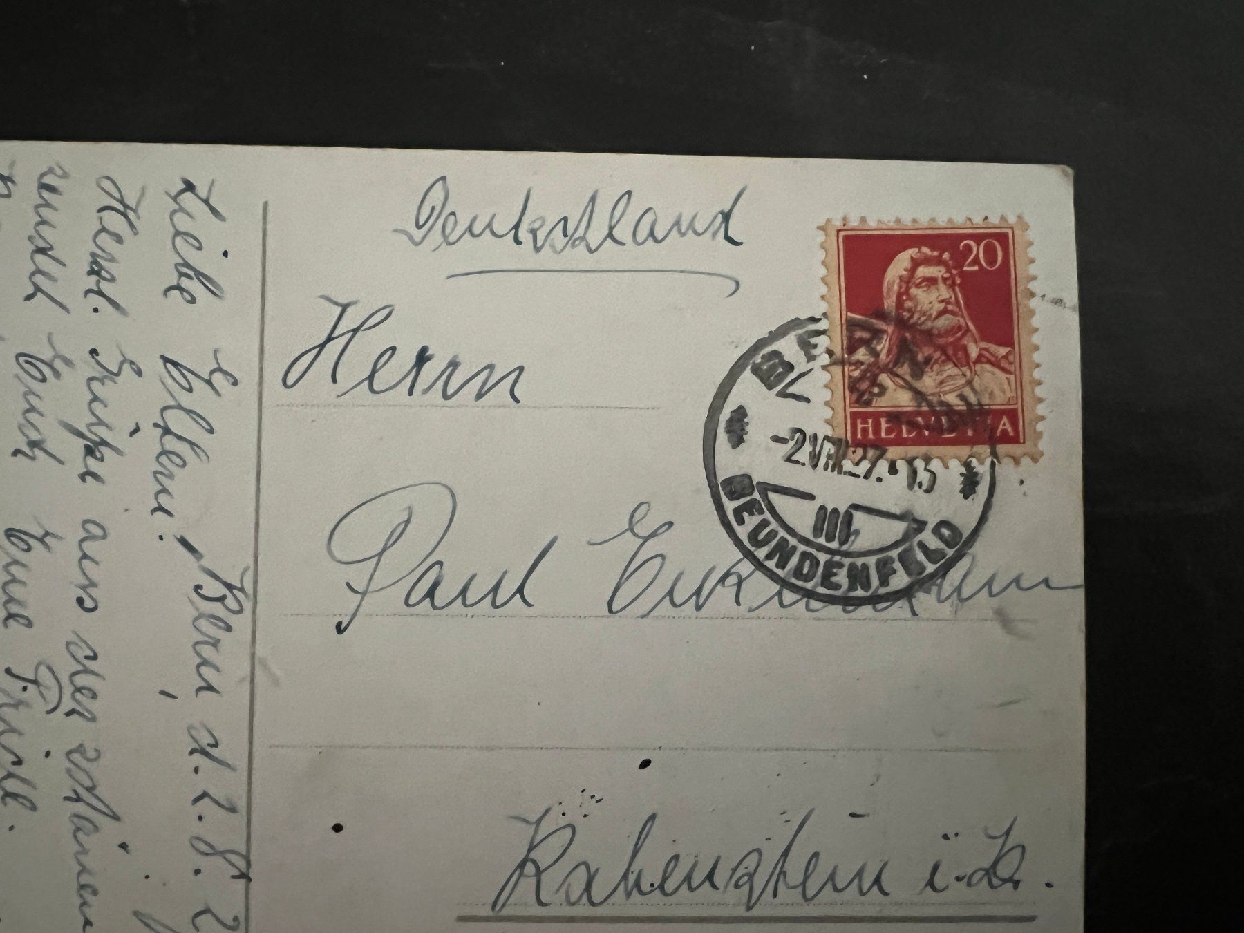 Cartes postales: AK   1927 Bern  (G3249) – D'occasion à Hinwil par Sidi4 1