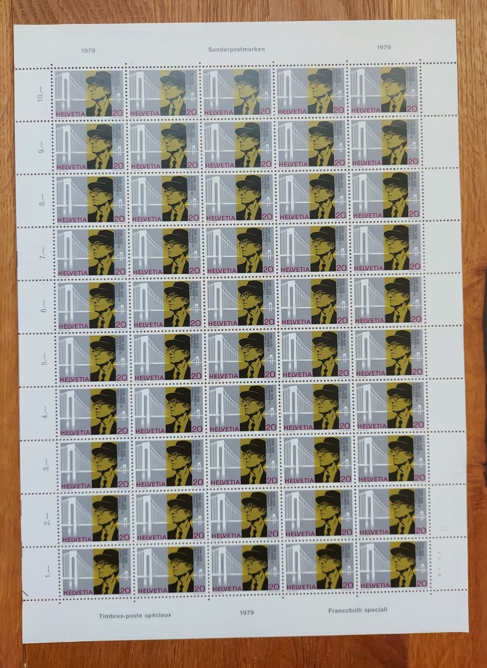 Tutti i francobolli: Postfrisch, gültige Schweizer Frankatur, Briefmarkenbogen – Nuovo e nell'imballaggio originale da Heiden venduto da ber_b77f