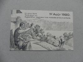 Private Schweiz 1.August Bundesfeier Karte von Jahr 1920