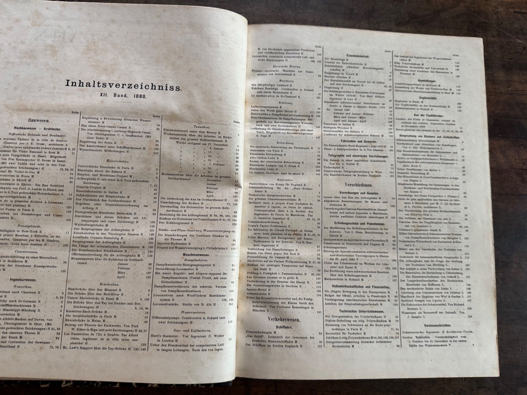 Libri: Bulletin polytechnique 1880, Eisenbahn Zeitschrift! – Usato da Rifferswil venduto da reb_jpx2 2