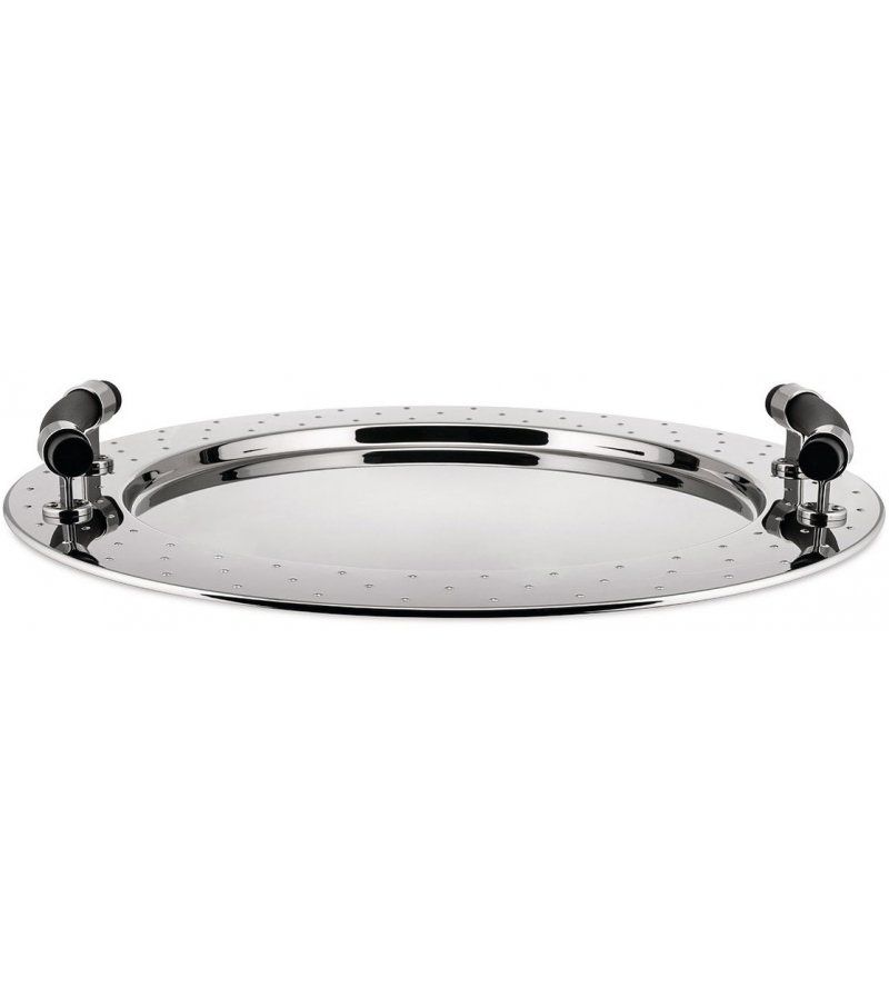 Alessi Piatti di portata: Alessi Tablett oval mit Griffen - neu – Nuovo (secondo la descrizione) da Oberwil-Lieli venduto da Fazol