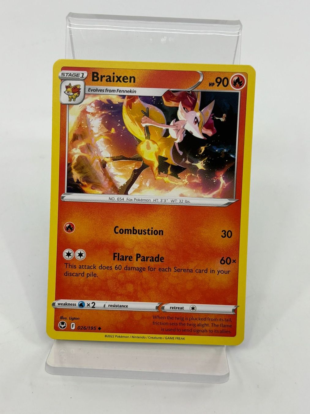 Pokémon Carte collezionabili: Pokemon Braixen 026/195 – Usato da Herisau venduto da Pokemon2025