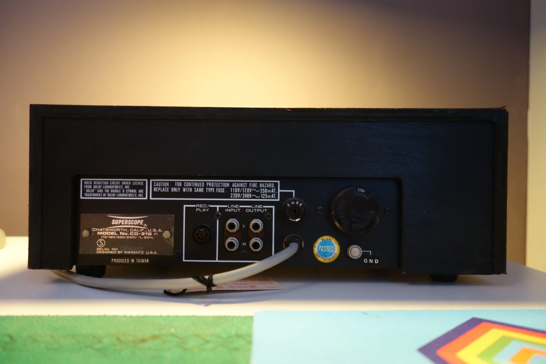 Marantz Aufnahmegeräte: Kassette Deck Superscope CD-310 by Marantz – Gebraucht aus Bern von Phandora 5