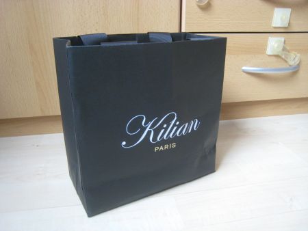 Marken-Papiertaschen KILIAN Paris  schwarz   Paper Bag
