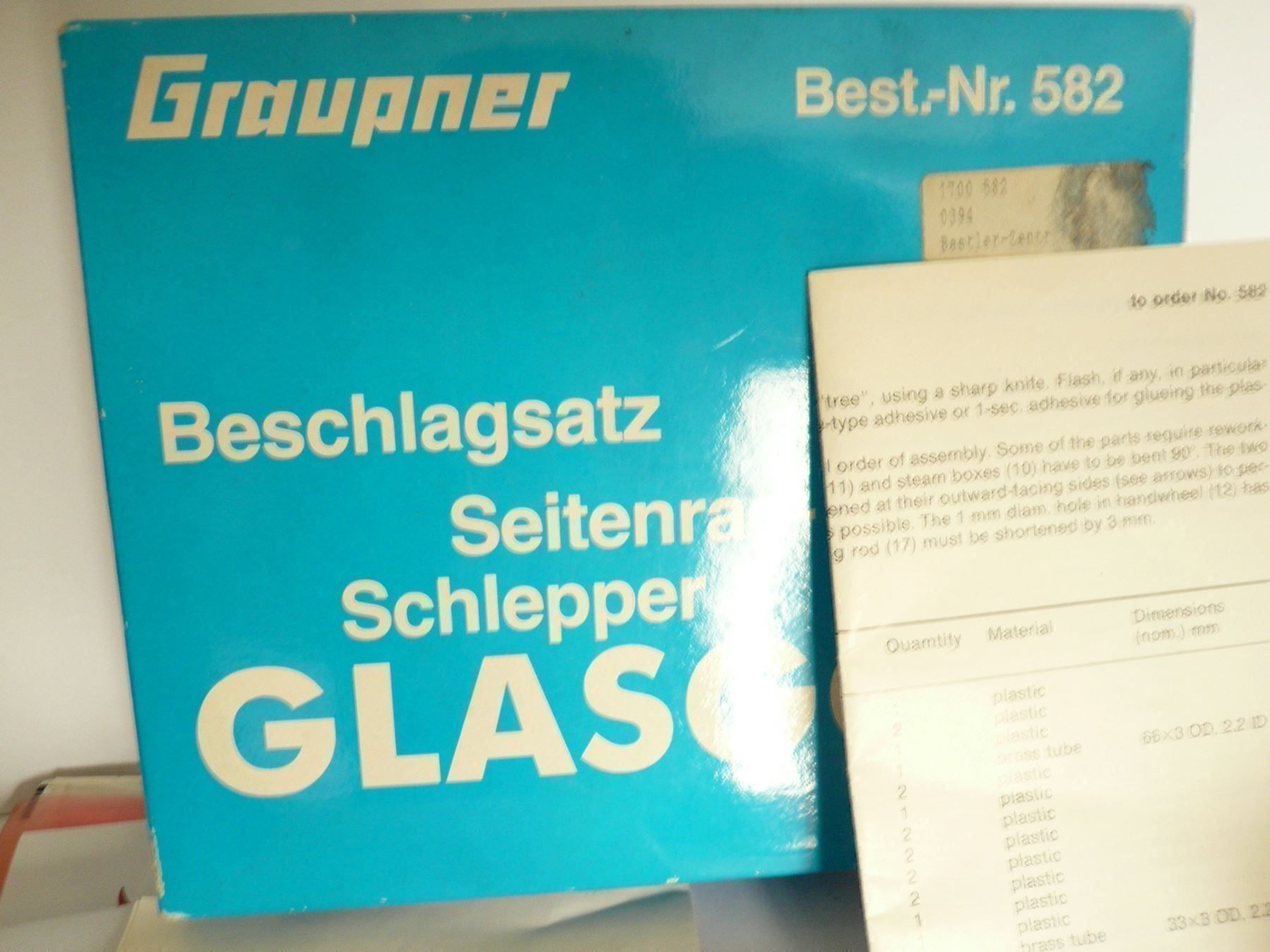 Graupner RC Modellbau: GLASGOW GRAUPNER " TEIL BESCHLAGSATZ "NEU+OVP – Neu und originalverpackt aus Pfaffnau von nolff 3