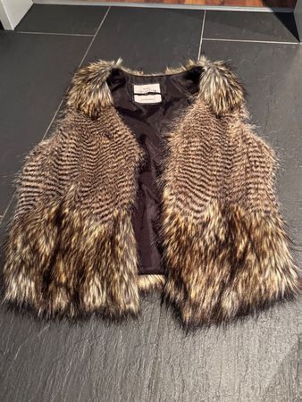 Kunstfell Gilet / Weste, Grösse S