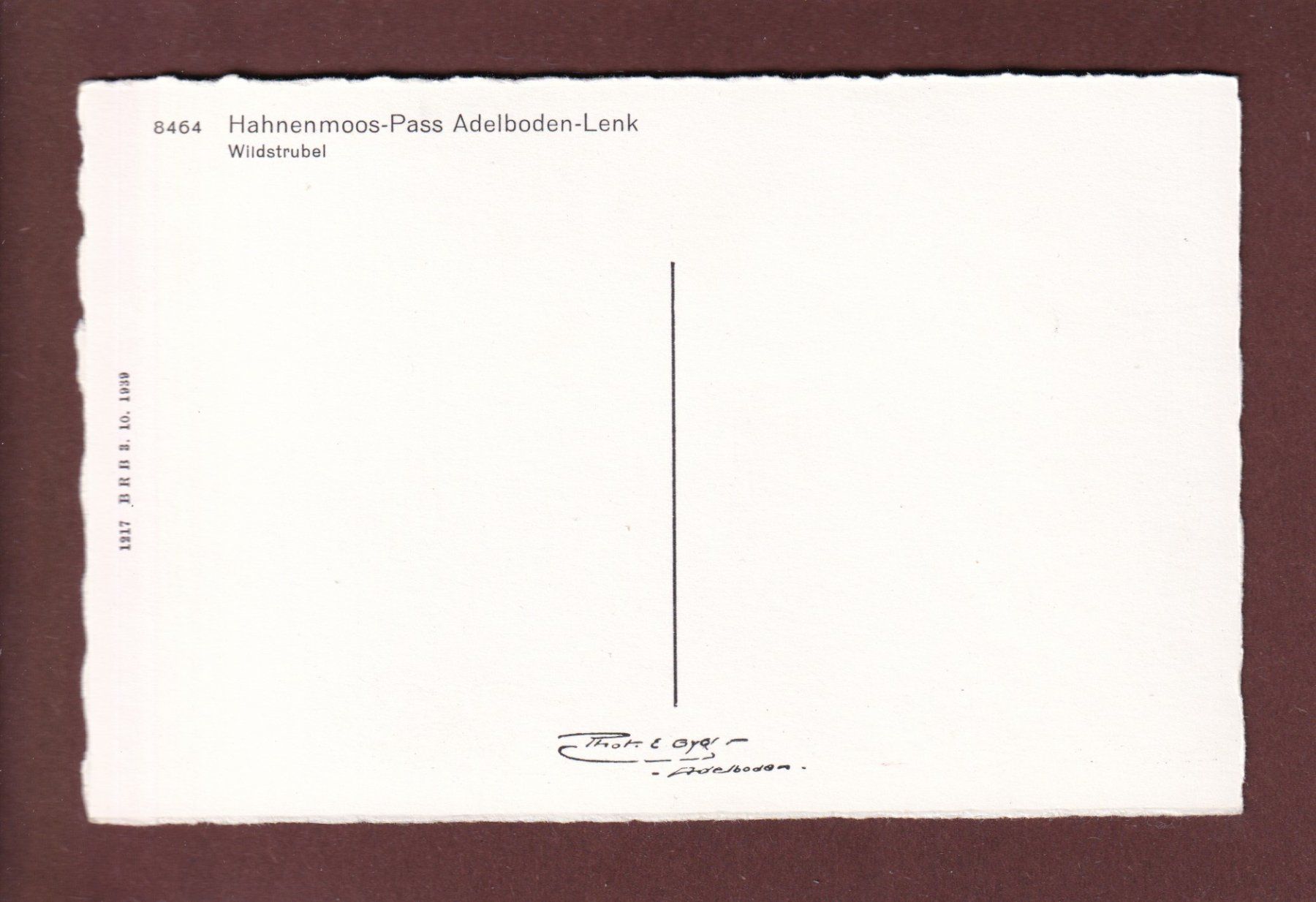 Cartoline postali: HAHNENMOOS-PASS - Wildstrubel – Usato da Pully venduto da nicecards 1
