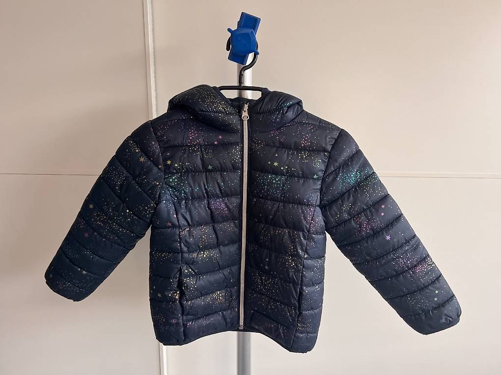 Giacche & Cappotti: Mädchen Jacke dunkelblau Grösse 110 – Usato da Thal venduto da maesi86