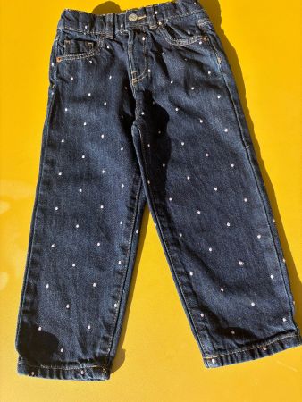 ZARA Jeans mit Pünktchen Gr. 104