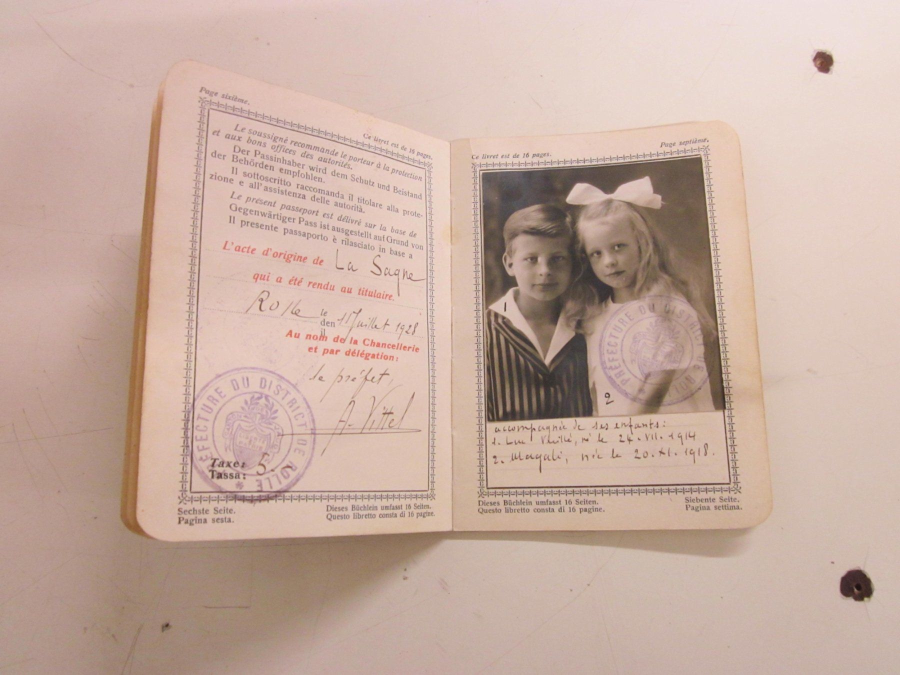 Documents: Passeport Suisse Schweizer Pass 1930 – D'occasion à Grand-lancy par kohler333 4